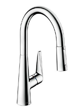 Hansgrohe Talis Single Lever Kitchen Mixer 200 With Pull-Out Spray - 72813