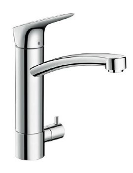 Hansgrohe Logis Single Lever Kitchen Mixer 220 With Device Shut-off Valve - 71834