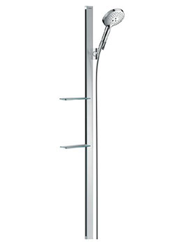 Hansgrohe Raindance Select S 120 3jet / Unica E wall bar 1.50m set - 27646