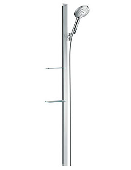 Hansgrohe Raindance Select S EcoSmart 120 3jet / Unica E wall bar 1.50m set - 27647