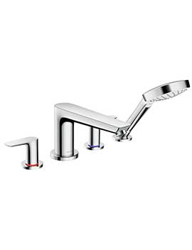 Hansgrohe Hansgrohe Talis E 4-Hole Rim-Mounted Bath 196 Spout - 71748000