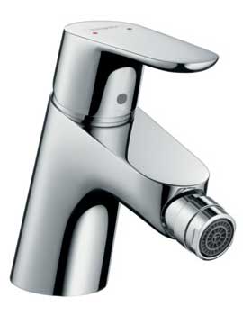 Hansgrohe Hansgrohe Focus Bidet Mixer Single Lever Eco Cartridge With Pop-Up Waste - 31928000