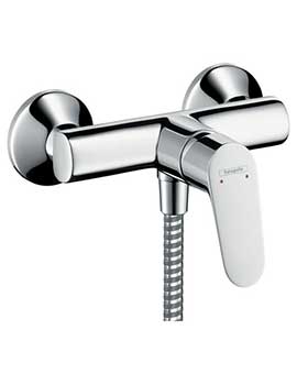 Hansgrohe Focus exposed single lever shower mixer with eco cartridge - 31968000