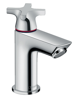 Hansgrohe Logis Classic pillar tap 70 without waste set (Hot) 71136000 By Hansgrohe