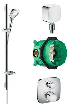 Hansgrohe Soft Cube valve with Raindance Select rail kit 88101016  By Hansgrohe