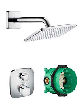 Hansgrohe Soft Cube valve with Raindance (240) overhead - 88101023  By Hansgrohe