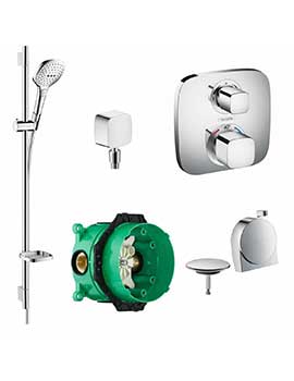Hansgrohe Soft Cube valve with Raindance Select rail kit and Exafill 88101030