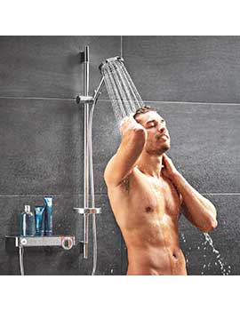 Hansgrohe Round Raindance Select rail kit with Select valve