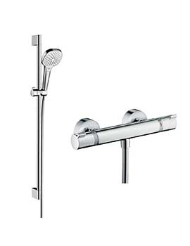 Hansgrohe Soft Cube Croma Select rail kit with valve - 88101035