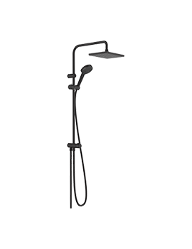 Hansgrohe Vernis Shape Showerpipe 230 1jet Reno Matt Black - 26282670