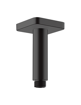 Vernis Shape Ceiling connector 10 cm Matt Black - 26406670