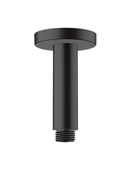 Hansgrohe Vernis Blend Ceiling connector 10 cm Matt Black - 27804670