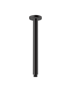 Hansgrohe Vernis Blend Ceiling connector 30 cm Matt Black - 27805670