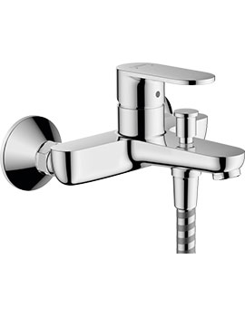 Vernis Blend Single lever bath mixer for exposed installation with 2 flow rates Chrome - 71454000