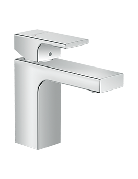 Hansgrohe Vernis Shape Single lever basin mixer 100 with metal pop-up waste set Chrome - 71568000
