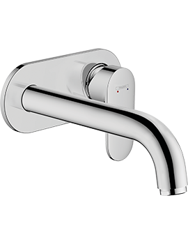 Vernis Blend Single lever basin mixer for concealed installation wall-mounted with spout 20,5 cm Chr