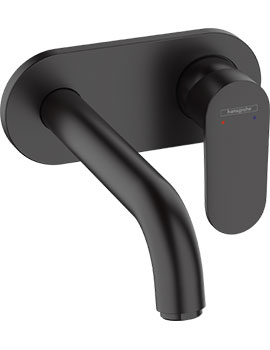 Hansgrohe Vernis Blend Single lever basin mixer for concealed installation wall-mounted with spout 20,5 cm Mat