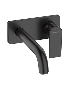 Hansgrohe Vernis Shape Single lever basin mixer for concealed installation wall-mounted with spout 20,5 cm Mat
