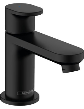 Vernis Blend Pillar tap 70 for cold water without waste set Matt Black - 71583670