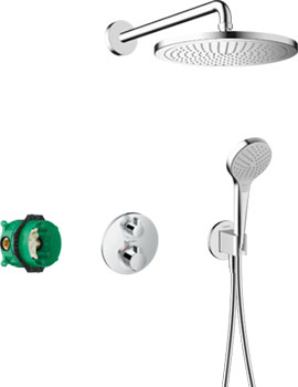 Hansgrohe Croma Shower system 280 1jet with Ecostat S - 27954000