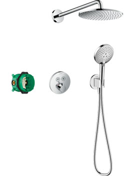 Hansgrohe Raindance S Shower system 240 1 jet PowderRain with ShowerSelect S - 27951000