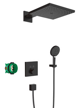 Hansgrohe Raindance E Shower system for concealed installation with ShowerSelect thermostat - 27939670