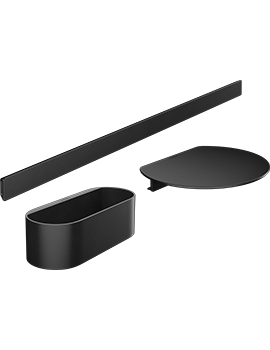 HG WallStoris bath tub bundle MB Matt Black - 27966670