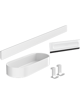 HG WallStoris shower bundle MW Matt White - 27967700