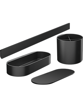 HG WallStoris bathroom bundle MB Matt Black - 27968670