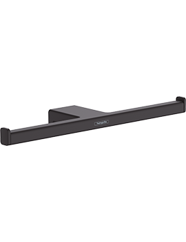 HG AddStoris double roll holder MB Matt Black - 41748670