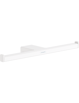 HG AddStoris double roll holder MW Matt White - 41748700