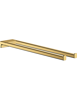 HG AddStoris towel holder twin-hand.PGO Polished Gold Optic - 41770990