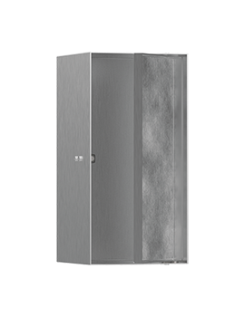 Hansgrohe HG XtraStoris Rock 300x150x140mm BST Brushed Stainless Steel - 56088800