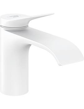 HG Vivenis 80 pillar tap w/o waste MW Matt White - 75013700