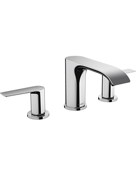 Hansgrohe HG Vivenis 3-h basin mix 95 pop up chr Chrome - 75033000