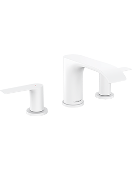 Hansgrohe HG Vivenis 3-h basin mix 95 pop up MW Matt White - 75033700