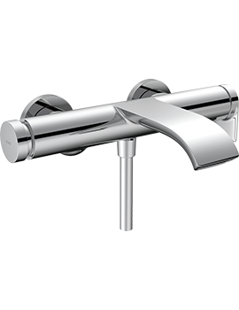 HG Vivenis bath mixer wall moun.chr Chrome - 75420000