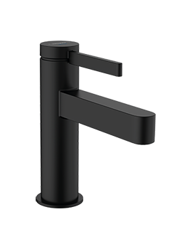 HG Finoris 100 pillar tap w/o waste MB Matt Black - 76013670