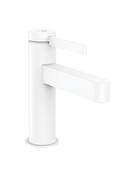 Hansgrohe HG Finoris 100 pillar tap w/o waste MW Matt White - 76013700