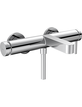 Hansgrohe HG Finoris bath mixer wall mounted chr Chrome - 76420000