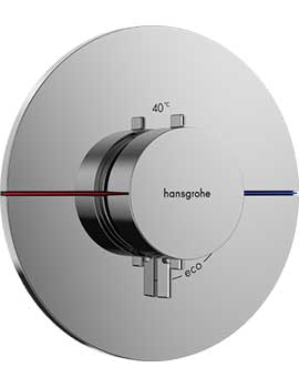 Hansgrohe ShowerSelect Comfort S Thermostat Concealed Finish Set - 15559  By Hansgrohe