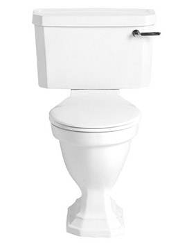 Heritage Granley Deco Close Coupled Comfort Height WC