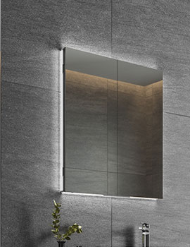 Atrium 60 LED Semi-Recessed Mirror Cabinets