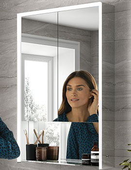 HIB Verve 60 LED Mirror Cabinet - 52800