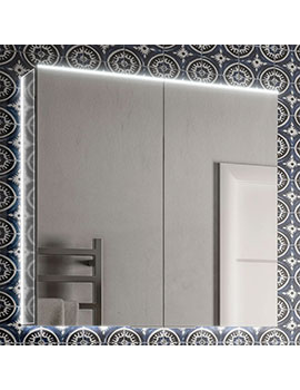 HIB Ether 80 LED Mirror Cabinet - 50700