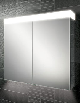 HIB Apex 100 LED Mirror Cabinet - 47300