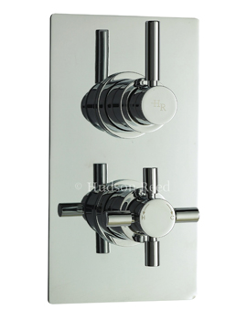 Hudson Reed Tec Pura Twin Thermostatic Shower valve By Hudson Reed