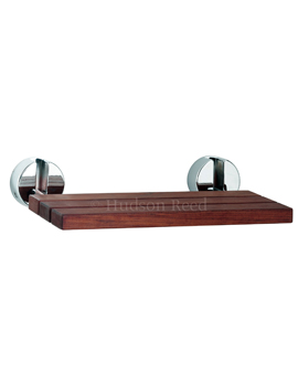Hudson Reed Shower Seat with Chrome Hinges By Hudson Reed