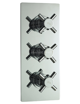 Hudson Reed Kristal Triple Thermostatic Shower Valve By Hudson Reed