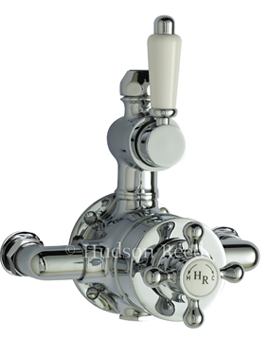 Hudson Reed Traditional Twin Thermostatic Exposed Shower Valve By Hudson Reed